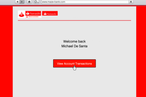 Santander Website & ATM Pages